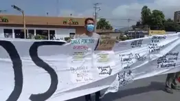 Ciudadanos en Margarita protestan para exigir jornada de vacunación
