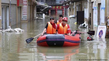 Fuertes inundaciones se han presentado en China