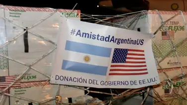Argentina recibe 3,5 millones de vacunas Moderna donadas por EEUU Argentina recibe 3,5 millones de vacunas Moderna donadas por EEUU
