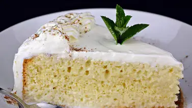 Torta tres leches: tradicional postre venezolano Torta tres leches: tradicional postre venezolano