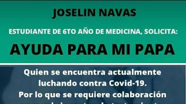 Servicio Público: Ayudemos al papá de Joselin Navas