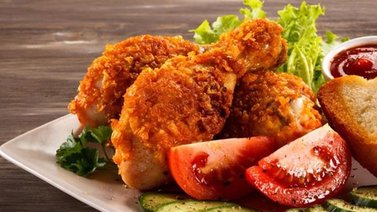 Pollo empanizado crujiente para llevar