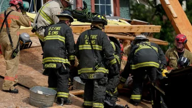 Al menos cinco heridos al colapsar un edificio Washington