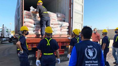 Programa Mundial de Alimentos hace primer envío para plan escolar