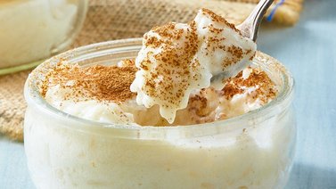 Cremosa natilla de arroz con leche