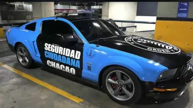 Mustang convertido en patrulla, la novedad de Chacao Mustang convertido en patrulla, la novedad de Chacao