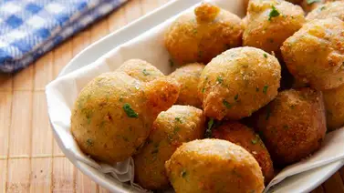 Buñuelos de merluza para los niños Buñuelos de merluza para los niños