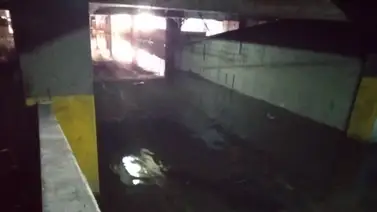 Reportan gran inundación de aguas negras en edificios de Parque Central Reportan gran inundación de aguas negras en edificios de Parque Central