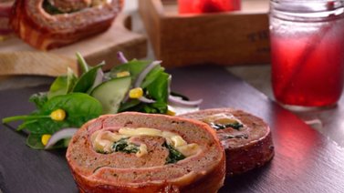 Enrollado de carnes mixtas para celebrar