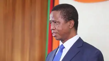 Presidente de Zambia se desmaya durante un evento militar (+Vídeo) Presidente de Zambia se desmaya durante un evento militar (+Vídeo)