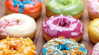 Donas al horno sin gluten, huevo ni lactosa Donas al horno sin gluten, huevo ni lactosa