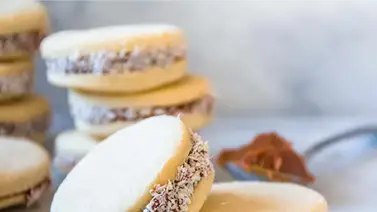 Alfajores de maicena para la merienda Alfajores de maicena para la merienda