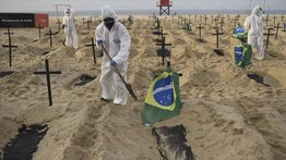 Brasil suma 1.010 nuevas muertes por COVID-19