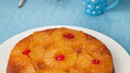 Deliciosa torta de piña volteada