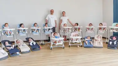 Una pareja tiene 20 hijos gracias a la gestación subrogada Una pareja tiene 20 hijos gracias a la gestación subrogada