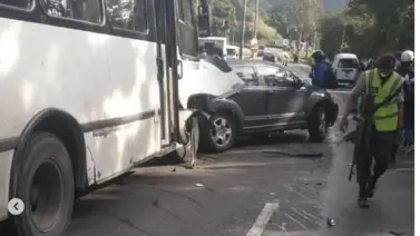 Un choque múltiple se registra en la carretera Panamericana Un choque múltiple se registra en la carretera Panamericana