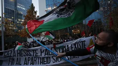 Miles de personas marchan por las calles de Nueva York a favor de Palestina Miles de personas marchan por las calles de Nueva York a favor de Palestina