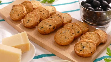 Galletas saladas con solo cuatro ingredientes