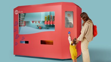Roma abre primera máquina expendedora que cocina pizzas al momento