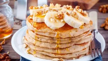 Perfectas para el desayuno panquecas de cambur Perfectas para el desayuno panquecas de cambur