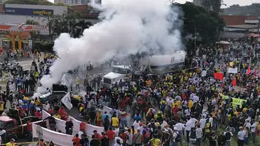 Una persona fallecida durante las protestas en la ciudad de Cali Una persona fallecida durante las protestas en la ciudad de Cali