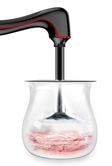 Gadget para limpiar brochas y pinceles de maquillaje