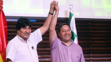 Arce y Morales advierten que no permitirán otro "golpe" en Bolivia Arce y Morales advierten que no permitirán otro "golpe" en Bolivia