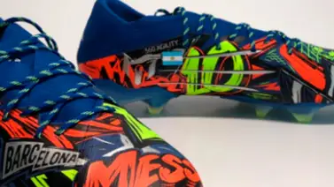 Subastarán botines de Messi a beneficio de un hospital de Barcelona Subastarán botines de Messi a beneficio de un hospital de Barcelona