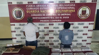 GNB incauta 64 kilos de cocaína en El Pinar de Mérida