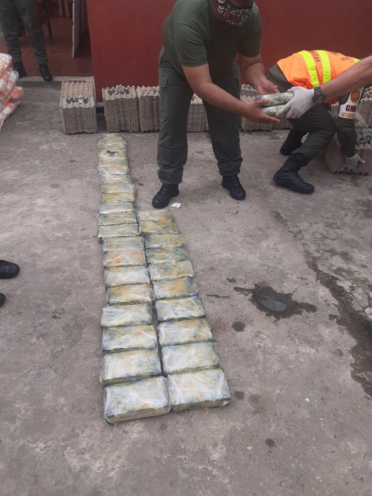 GNB incautó 154 kilogramos de cocaína ocultas en cartones de huevos en Barinas (+Fotos)