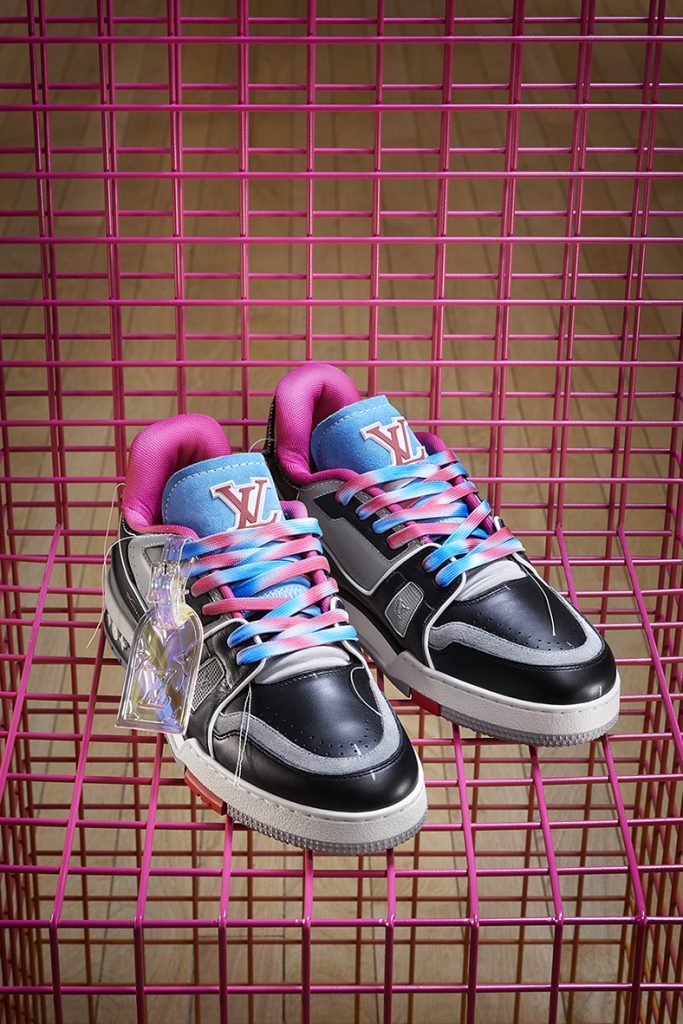 Zapatillas masculinas Trainer Upcycling de Louis Vuitton