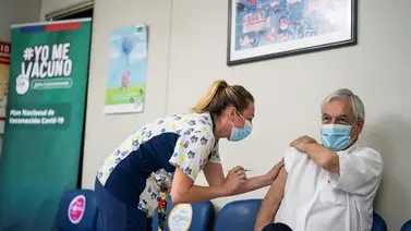 Presidente de Chile recibe la segunda dosis de la vacuna china Sinovac Presidente de Chile recibe la segunda dosis de la vacuna china Sinovac