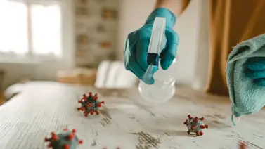 Limpia y desinfecta para evitar contagios Limpia y desinfecta para evitar contagios