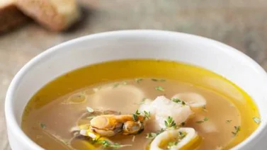 Sopa picante de pescado, para compartir