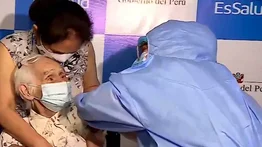 Una mujer de 104 años, la primera anciana vacunada en el Perú