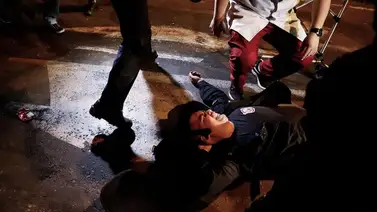 Manifestación contra Abdo Benítez deja una veintena de heridos Manifestación contra Abdo Benítez deja una veintena de heridos