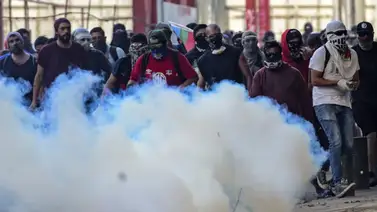 Policía chilena detiene a 63 personas durante manifestación Policía chilena detiene a 63 personas durante manifestación