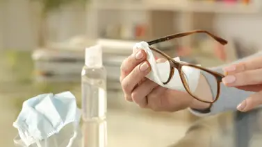 Solución casera para limpiar los lentes Solución casera para limpiar los lentes