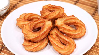 Churros caseros en 4 pasos