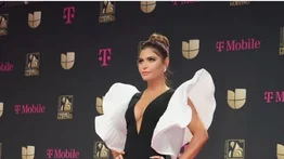 Vestidos largos y elegancia informal dominaron la alfombra de Premio Lo Nuestro