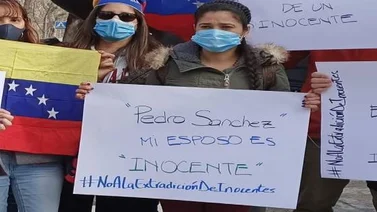 Protestan en España para evitar extradición del venezolano Ernesto Quintero