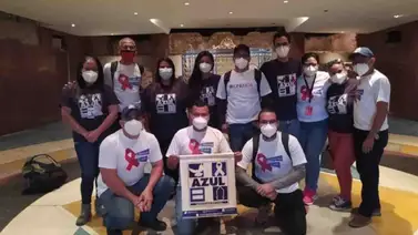 Miembros de Azul Positivo fueron trasladados hasta sus hogares Miembros de Azul Positivo fueron trasladados hasta sus hogares