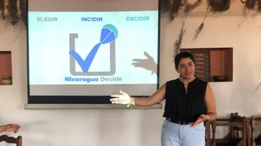 Jóvenes lanzan una elección presidencial simulada en Nicaragua