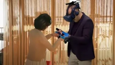 Un hombre se reúne por última vez con su esposa fallecida a través de la realidad virtual