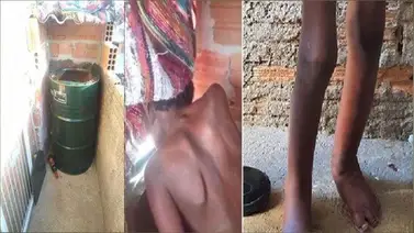 Encuentran a un niño de 11 años encadenado y encerrado en un barril Encuentran a un niño de 11 años encadenado y encerrado en un barril