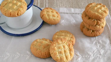 Galletas sin gluten ni huevo y con solo tres ingredientes