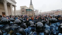 Más de 1.500 detenidos en protestas para liberación del líder opositor ruso Alexéi Navalni