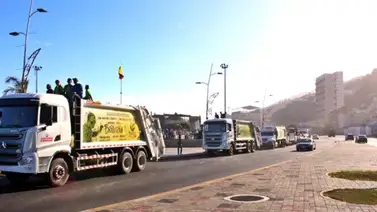 Desinfectan terminales terrestres y avenidas en La Guaira Desinfectan terminales terrestres y avenidas en La Guaira