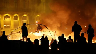 Al menos 23 heridos en tercer día de protestas en el Líbano