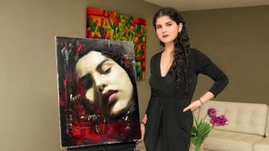 Marie Franco realiza obras de arte a beneficio de diversas fundaciones